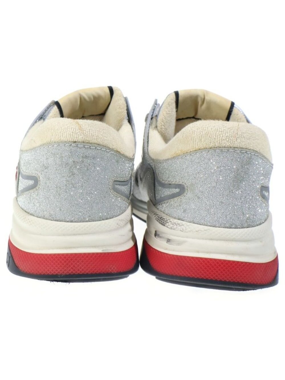 Gucci Ultraspace Low Cut Sneakers Shoes Silver - Picture 3 of 6